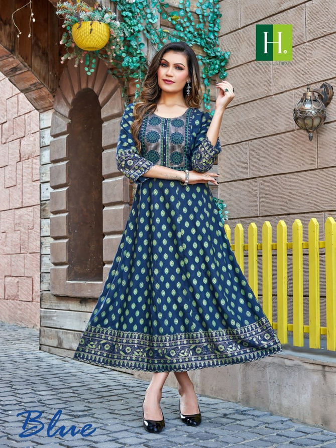 Hirwa Samantha Vol 4 Ethnic Wear Wholesale Anaraklai Kurtis Catalog
